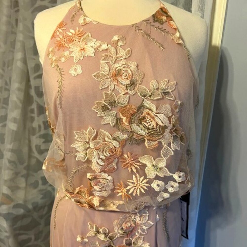Halter evening gown